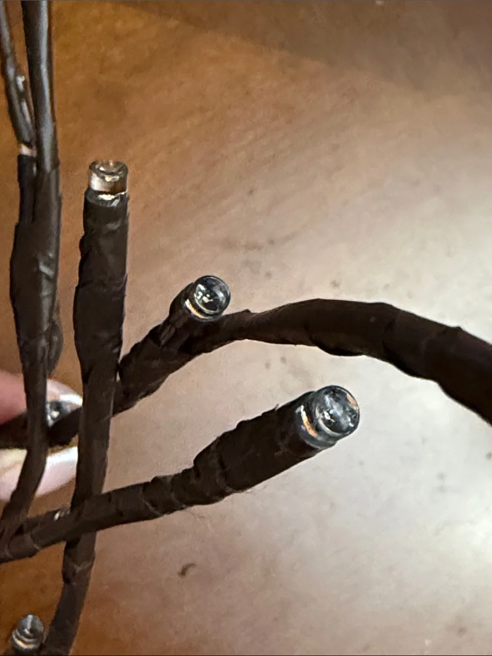 Brown LED Twig Branch with Battery Pack